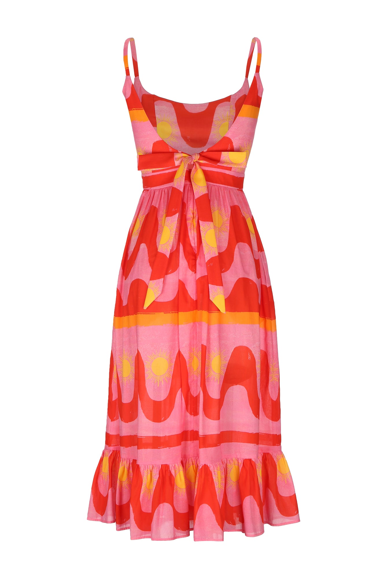 Tamarindo Dress in Fuego Print