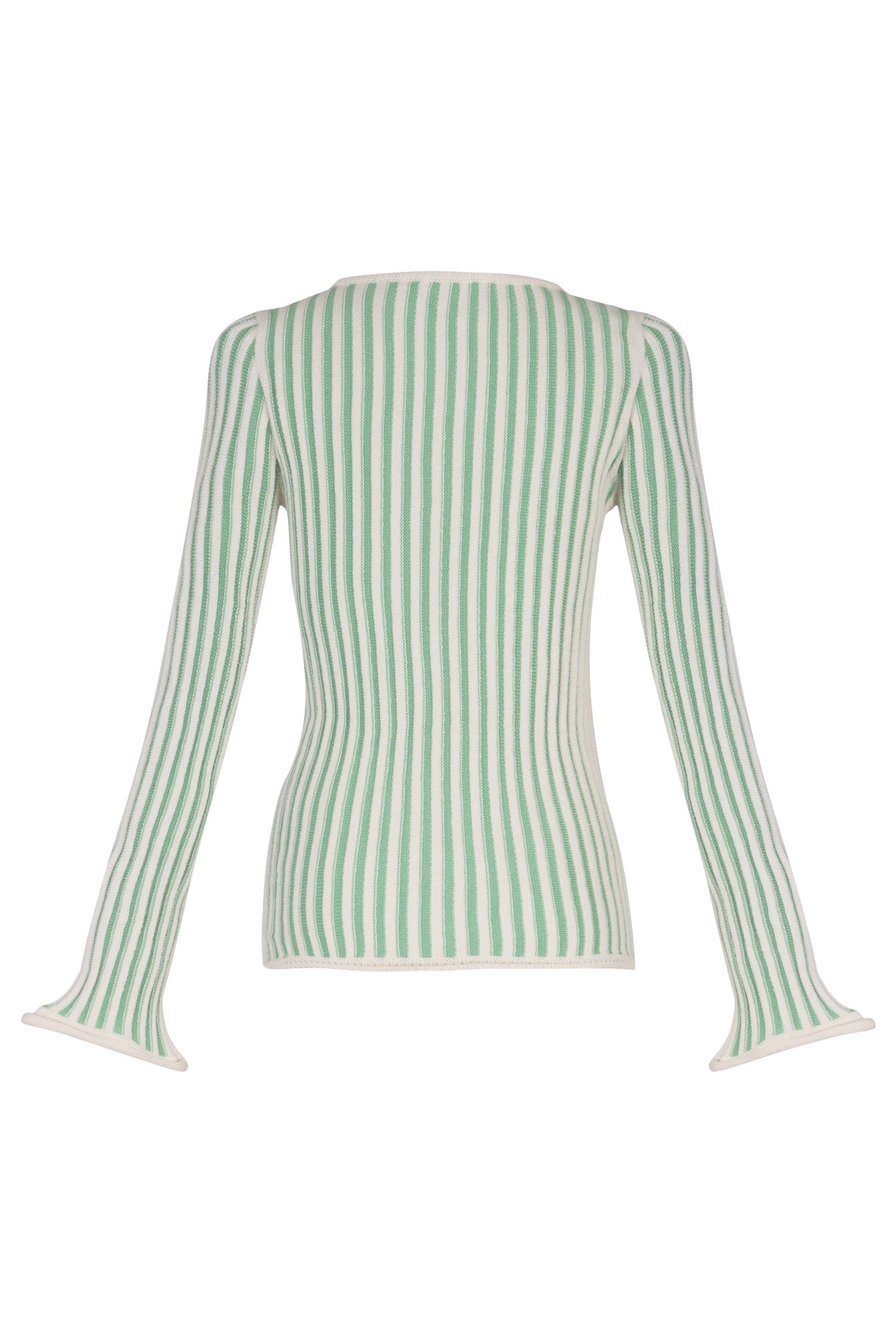 Teresa Sweater in Peppermint / White